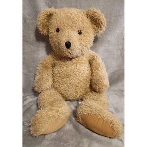 Vtg Large RUSS Berrie brown Teddy Bear Soft Classics Tag Dist'd By Toy R Us 1995